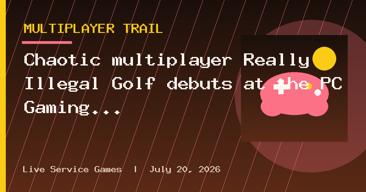 Chaotic multiplayer Really Illegal Golf debuts at the PC Gaming Show Tokyo