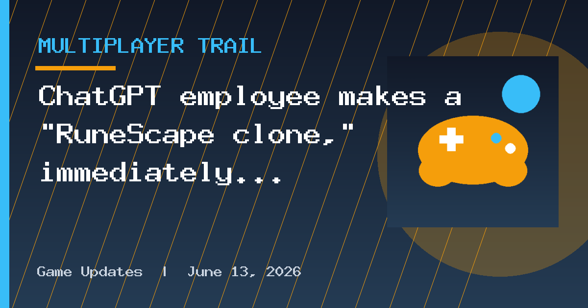 ChatGPT employee makes a "RuneScape clone," immediately gets slapped by Jagex