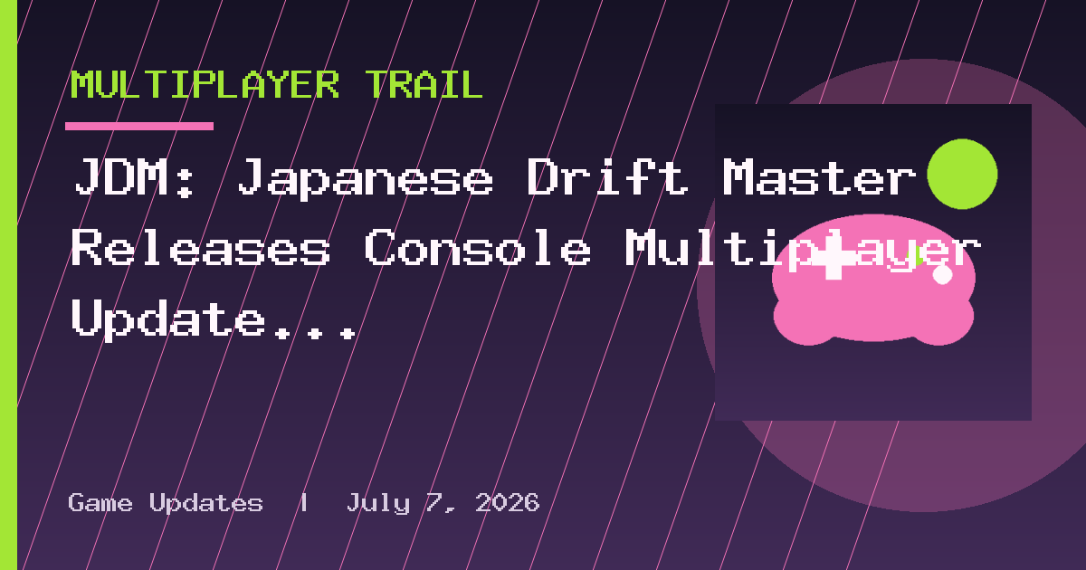 JDM: Japanese Drift Master Releases Console Multiplayer Update