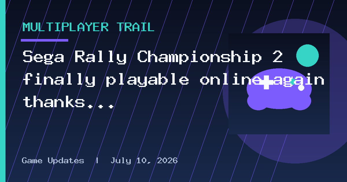 Sega Rally Championship 2 finally playable online again thanks to Dreamcast Live