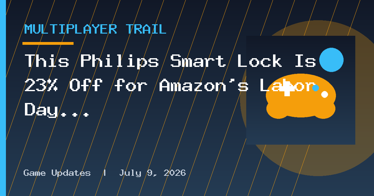 This Philips Smart Lock Is 23% Off for Amazon's Labor Day Sale