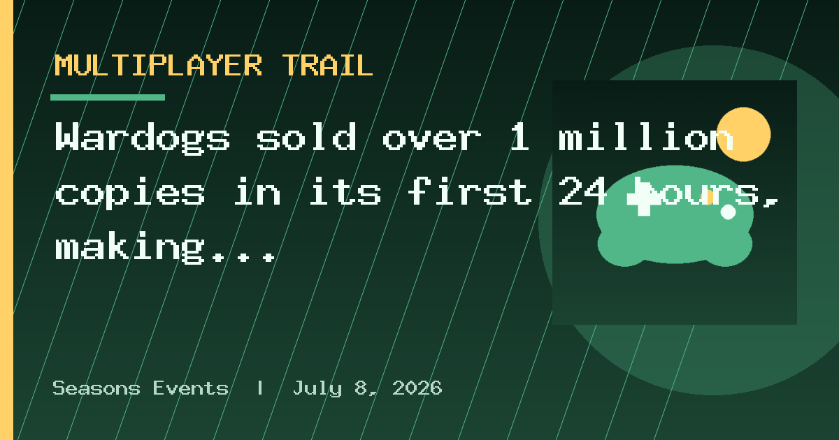 Wardogs sold over 1 million copies in its first 24 hours, making its launch